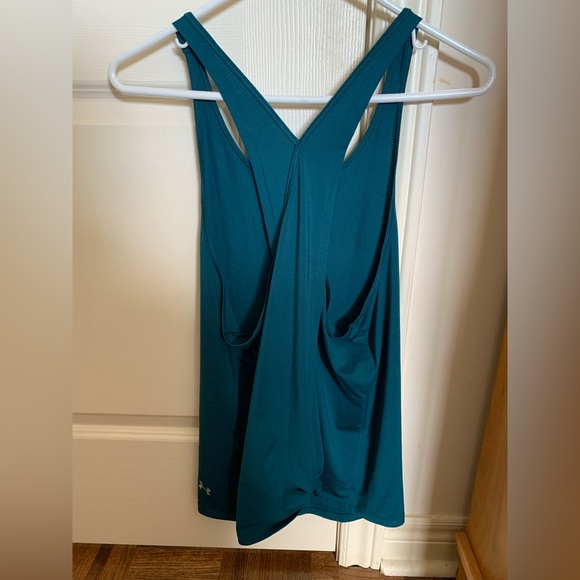 Under Armour Teal Workout Tank Medium - Picture 5 of 7